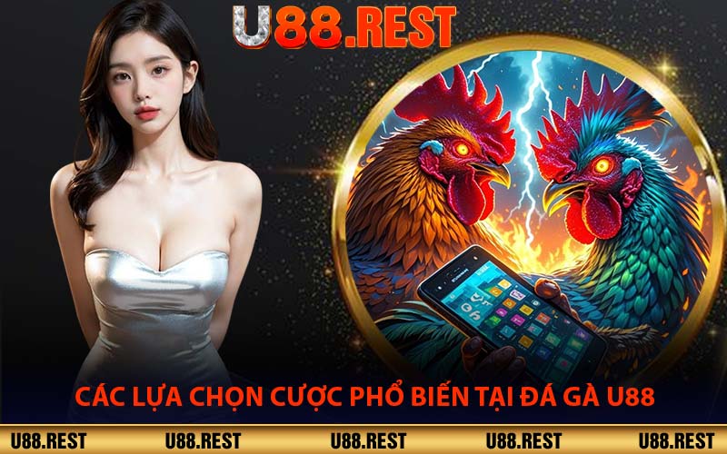 Các Lựa Chọn Cược Phổ Biến Tại Đá Gà U88