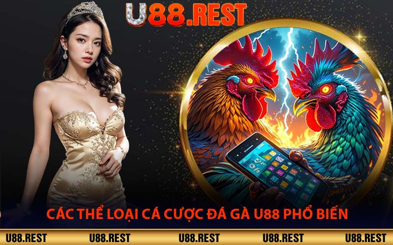 Các Thể Loại Cá Cược Đá Gà U88 Phổ Biến